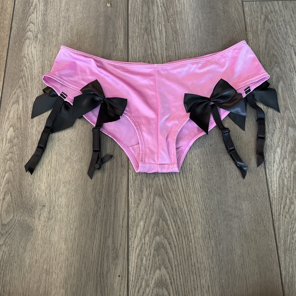 Vintage Victoria's Secret Second Skin Satin Shiny sexy little thing panties L